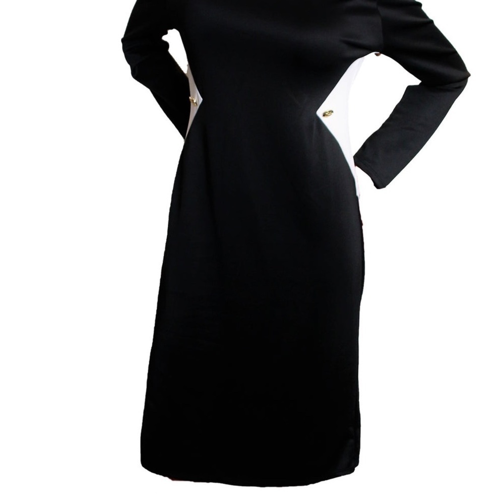 Gstagelove Auditions USA MADE Color Block Long Sleeve Shift Dress. 3XL. NWT. - Picture 7 of 11